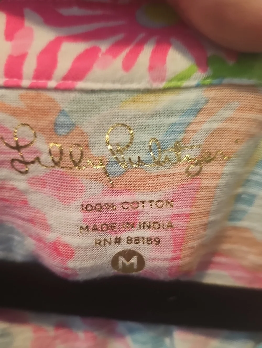 LILLY PULITZER TANK RN # 88189 - Picture 4 of 5